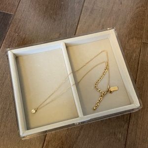 Kate Spade Gold crystal necklace